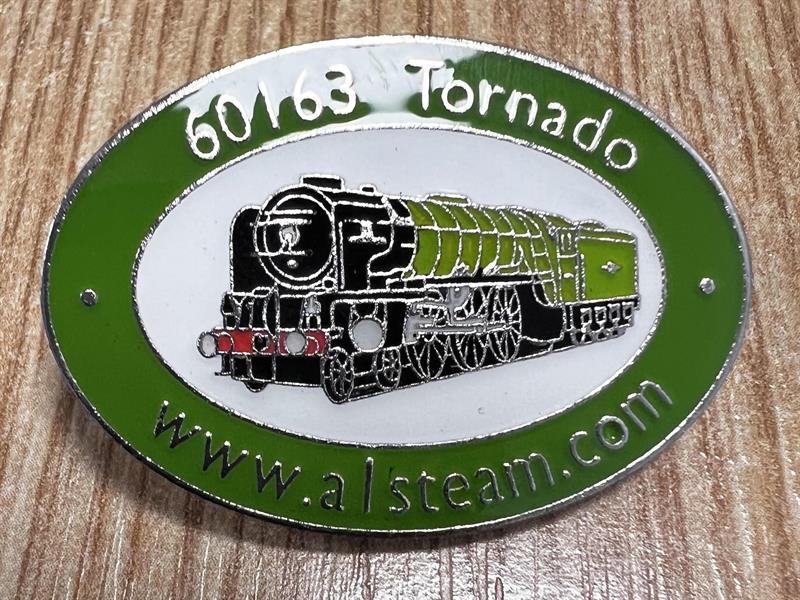 60163 Tornado A1 Oval Badge