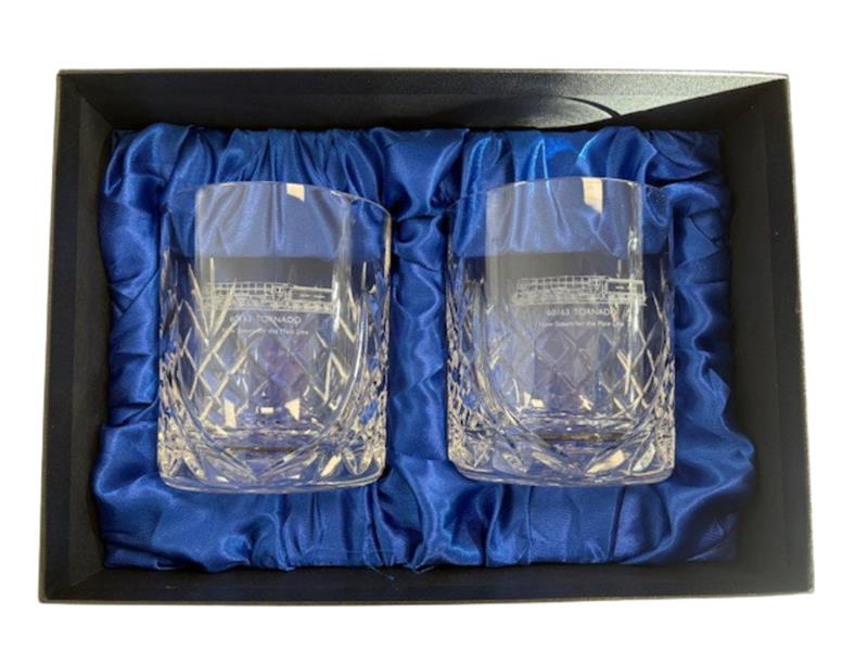 60163 Tornado Whiskey Tumbler Pair