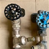 Ashpan and tender water spray valves - before and after.