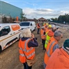 Volunteers wait for Tornado's arrival - GN